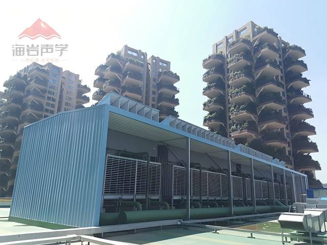 七一國際廣場商業(yè)屋面設備降噪工程